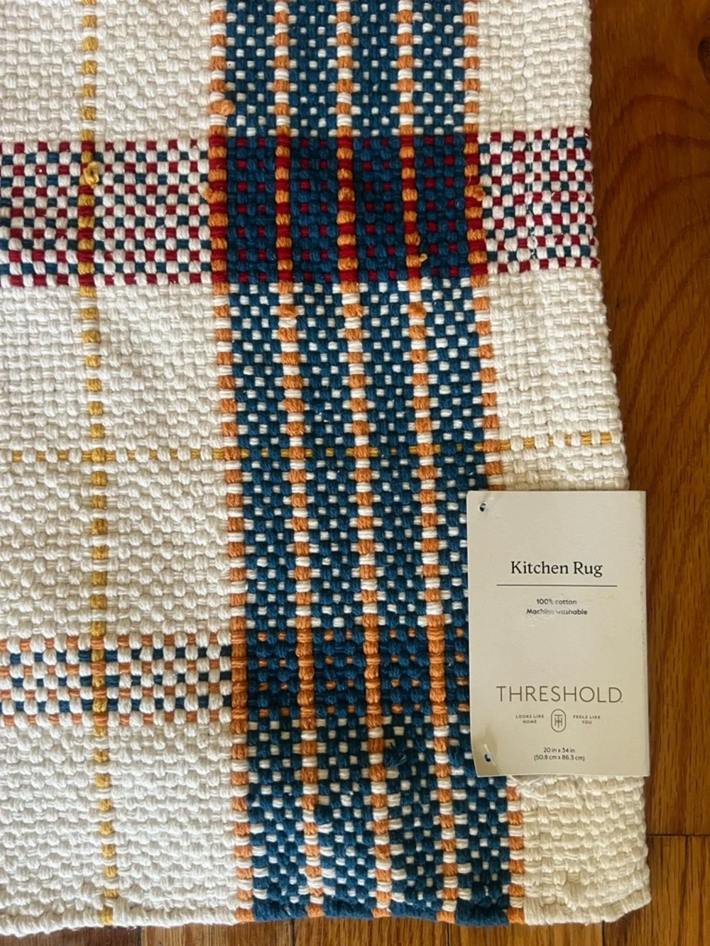 Threshold Plaid Kitchen Rug - Picture 2 of 6